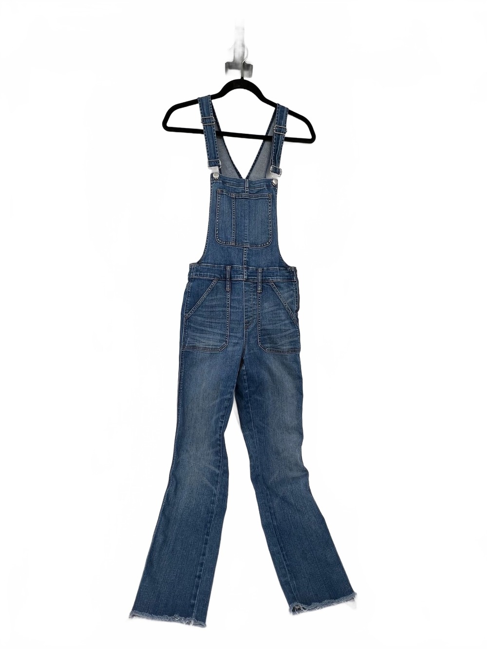 Madewell Blue Overalls Jean Zip Closure Skinny Pockets | Womens M
